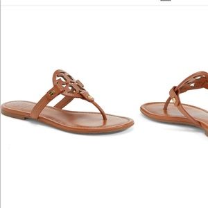 Tory Burch Miller Calf Leather Sandal in Vintage Vachetta Size 9